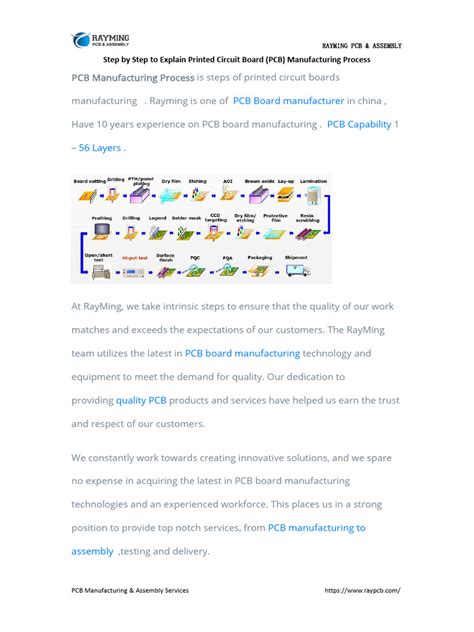 Step by Step To Explain Printed Circuit Board (PCB) Manufacturing Process | PDF | Printed ...