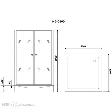 Душевой угол Niagara Nova NG-0100-14 - купить в магазине сантехники в ...