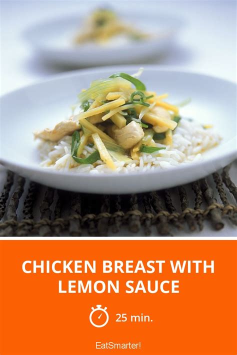 Chicken Breast with Lemon Sauce recipe | Eat Smarter USA
