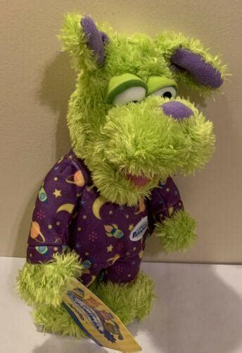 Jim Henson's Pajanimals Apollo Green Plush Stuffed Animal Sprout Muppet ...