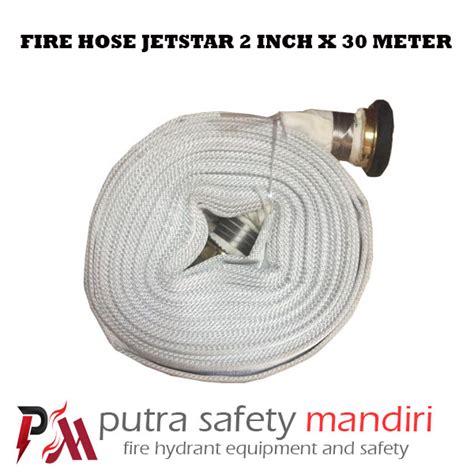 CANVAS FIRE HOSE JETSTAR 2 INCH X 30 METER INCLUDE COUPLING MACHINO