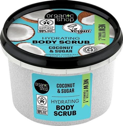 Scrub Pentru Corp Organic Shop Hydrating Body Scrub Coconut Sugar Ml