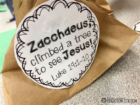 The Story Of Zacchaeus Mrs Jones Creation Station