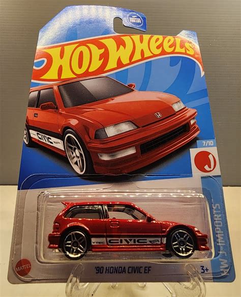 Hot Wheels Honda Civic EF Red Hobbies Toys Toys Games On Carousell