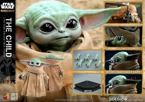 Baby Yoda em tamanho real é lançado pela Hot Toys
