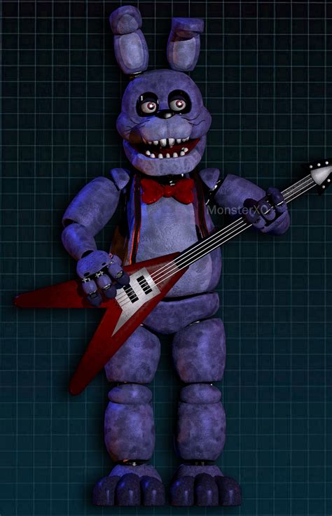 Bonnie Fnaf 1 Canon Version By Theretroxdc4dfnaf On Deviantart