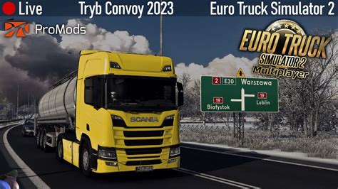 ZAPIS ETS 2 1 46 CONVOY ProMods 2 63 MODY Niedzielny konwój z