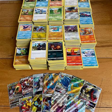 50x Pokemon Card Bundle Tcg Rare Holo 100 Genuine Pokémon Cards Colle