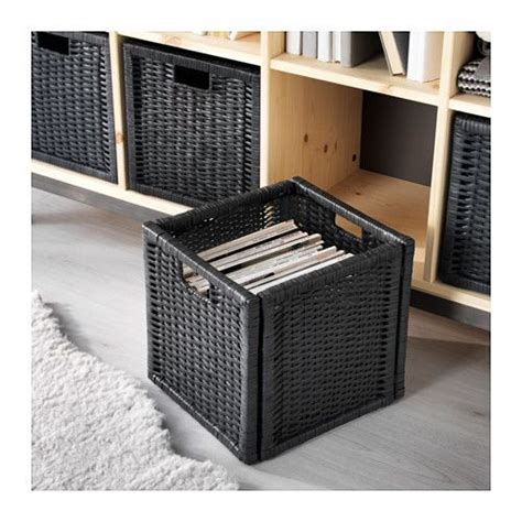 BranÄs Basket Rattan Ikea Kallax Wicker Baskets Storage Kallax