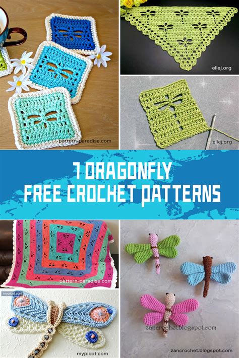 Dragonfly FREE Crochet Patterns IGOODideas