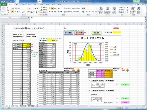 エクセルQC館 01 ヒストグラム の詳細情報 Vector ソフトを探す