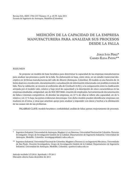 PDF MEDICIÓN DE LA CAPACIDAD DE LA EMPRESA PDF fileEscuela de