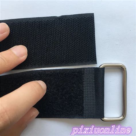 Pcs Yt Y Hasp Hookloop Nylon Fastening Tape Magic Tape Strap Black