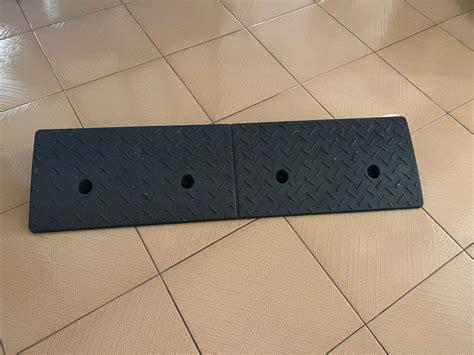 Wheelchair Rubber Ramp, Health & Nutrition, Assistive & Rehabilatory ...