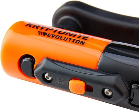 Kryptonite 003212 Evolution Compact Disc Lock Orange 13Mm Hardened