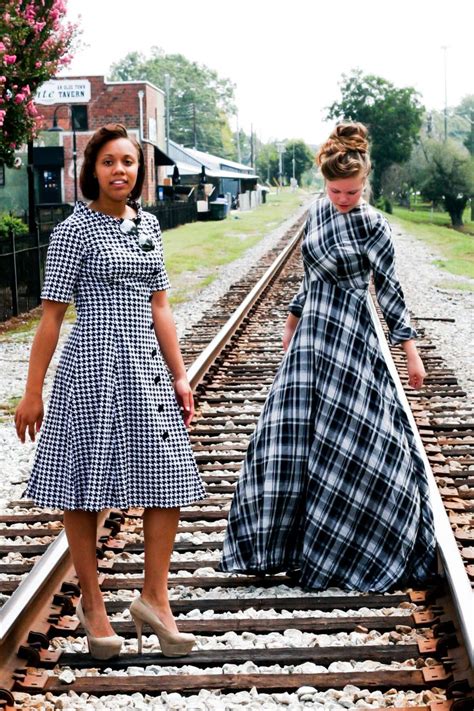 Vintage Plaid And Houndstooth Dresses Available In S Xl At Apostolic