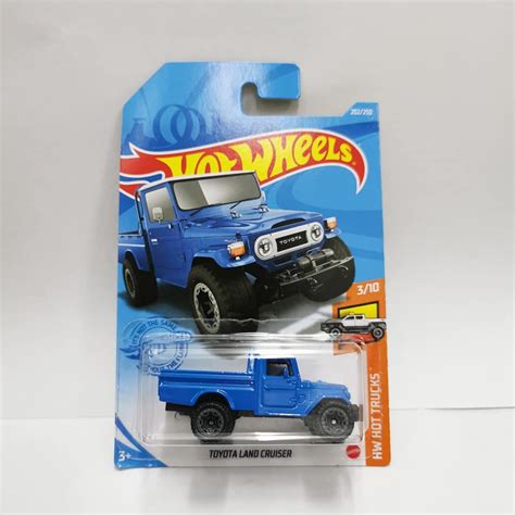 Jual Hot Wheels Toyota Land Cruiser FJ45 Pickup 2021 Biru Shopee Indonesia