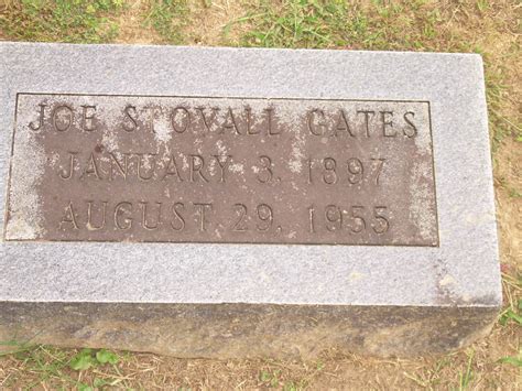 Joseph Stovall Joe Gates 1897 1955 Memorial Find A Grave