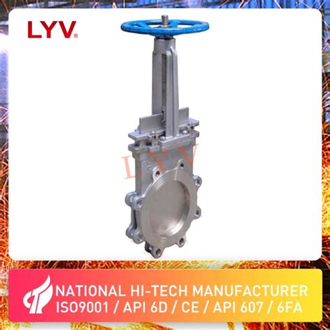 Lug Wafer Connected Wcb SS304 SS316 Knife Gate Valve China Ggg40