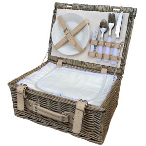 Wrenbury 14 Fitted Picnic Hamper Picnic Basket For 2 With Chiller