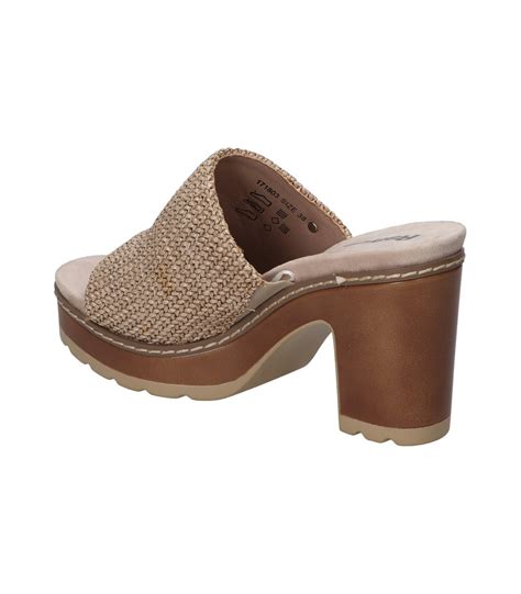 Sandalias con tacón en taupe REFRESH 171803 para mujer en MEGACALZADO