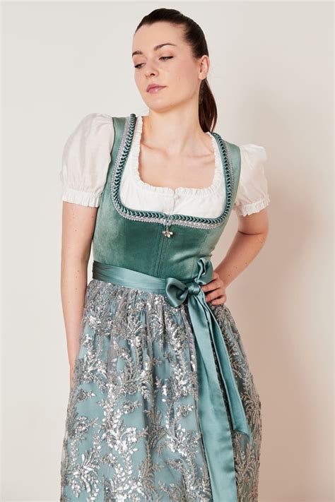 Dirndl Carmela Cm In T Rkis Im Kr Ger Dirndl Online Shop