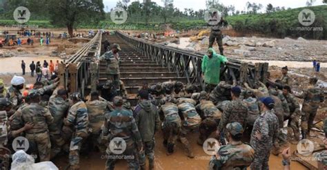 Army Opens Bailey Bridge For Search Relief Ops In Landslide Hit