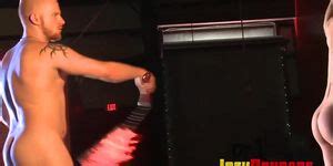 JOCK BONDAGE Luke Riley Gets A Flaming Flogger Closer To The Bare Skin And Ass Of Drake Jaden