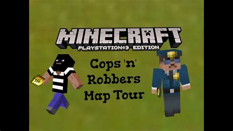 Minecraft PS3 Cops N Robbers Map Tour YouTube