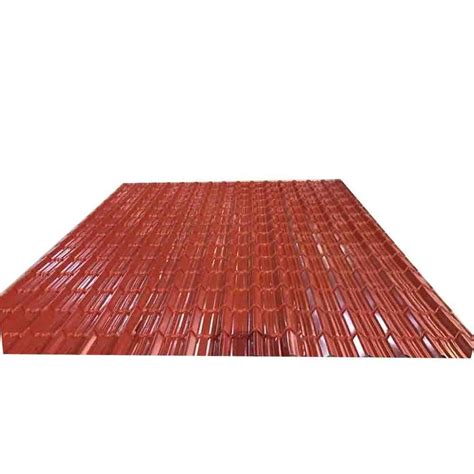 Aluminum Color Coated Aluminium Tile Roof Sheet at Rs 52/sq ft in Surat