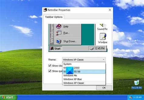 How to get Classic Taskbar in Windows 11/10 using RetroBar