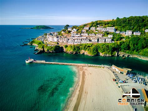 Aerial Image Of Banjo Pier Looe Cornish Image Gallery