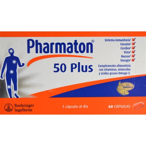 PHARMATON 50 PLUS 60 CÁPSULAS BOEHRINGER INGELHEIM Farmacia Anna Riba