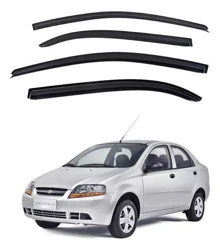 Tejas Deflector De Ventana Negros Chevrolet Aveo Puertas Mercadolibre