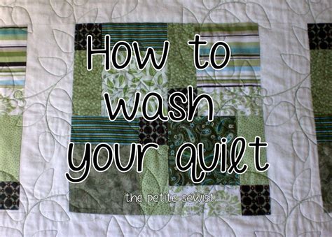 How To Wash Your Quilt Quilts Quilt Care Sewist