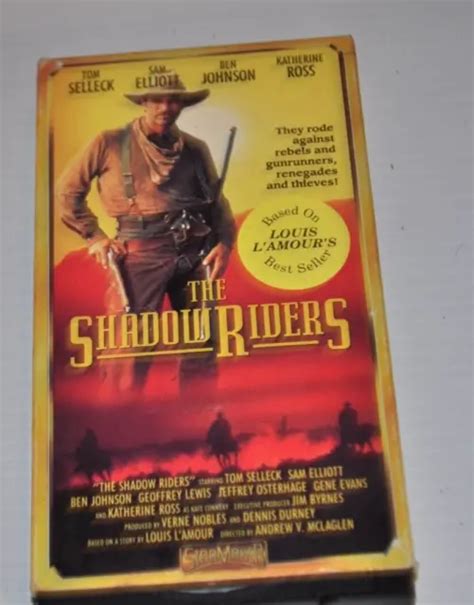 THE SHADOW RIDERS VHS Sam Elliott Tom Selleck 4 55 PicClick UK