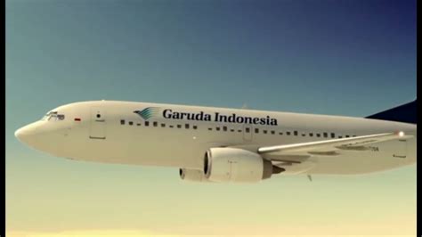 Garuda Indonesia Flight Landing Animation Youtube