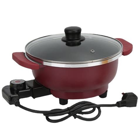Kroean Kitchen Cooker Mini Nonstick Hot Pot Electric Sauce Pan Cooking Pot Cooking Pot And