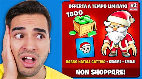 NON SHOPPARE L OFFERTA DI BABBO NATALE CATTIVO SU STUMBLE GUYS YouTube