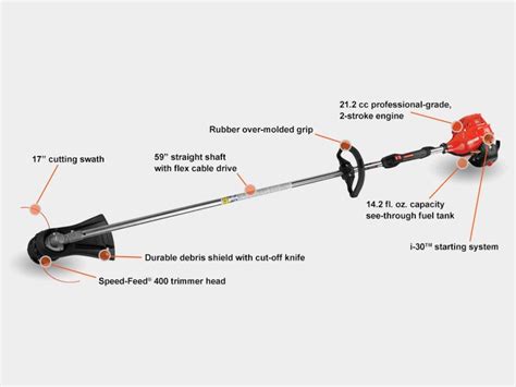 2023 Echo SRM 225 Straight Shaft String Trimmer String Trimmer Weed