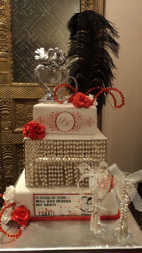 THE SWEET BOUTIQUE-Couture Cakes & Confectionery : 10TH ANNIVERSARY CAKE