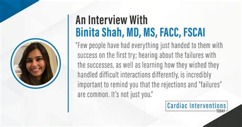 An Interview With Binita Shah Md Ms Facc Fscai Cardiac