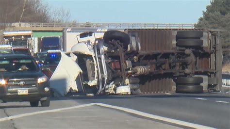 Driver Falls Asleep Crashes Box Truck On I 295 Police Say