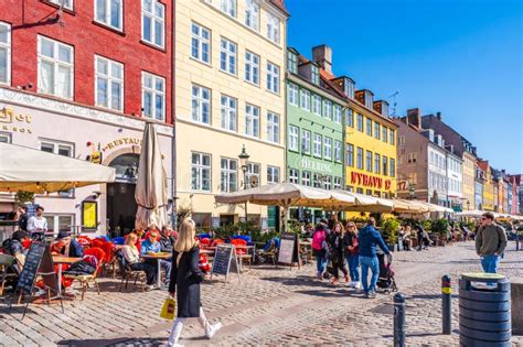 Nyhavn Embankment In Copenhagen Editorial Stock Image Image Of