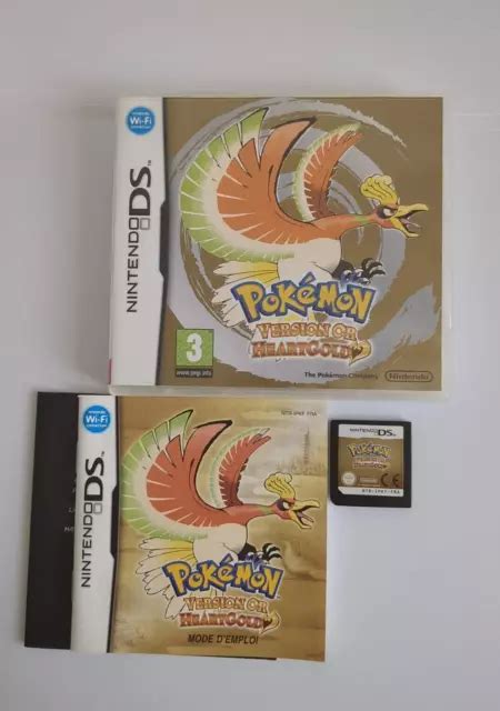 Pok Mon Version Or Heartgold Nintendo Ds Complet Eur Picclick Fr