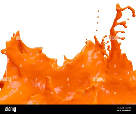 Orange Paint Splash