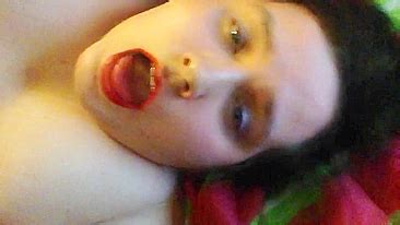 Amateur BBW Masturbates With Big Tits Squirts In Homemade Facial AREA51 PORN
