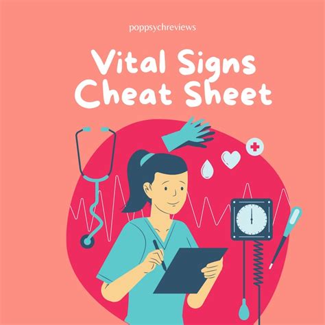 Nursing Vital Signs Cheat Sheet Etsy Australia