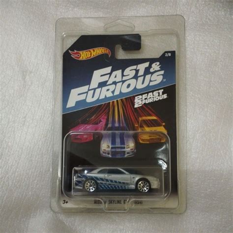 Hot Wheels Nissan Skyline GTR R34 Brian HW Fast Furious Series Walmart Exclusive JDM Shopee