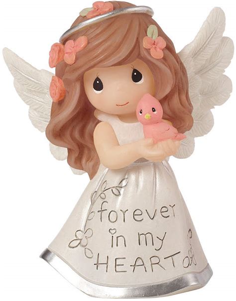 Precious Moments Inspirational Angels Forever In My Heart Resin